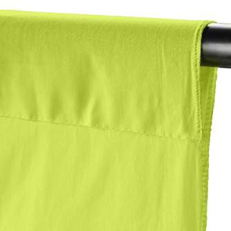 Backgrounds - walimex Cloth Background 2,85x6m, lime green - quick order from manufacturer