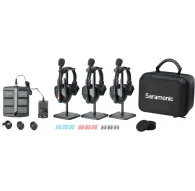 Wireless Audio Systems - SARAMONIC WITALK9 WT3S 3-PERSON FULL-DUPLEX 1.9GHZ WIRELESS HEADSET INTERCOM SYSTEM W/ CARRY CASE WITALK9 WT3S - quick order from manufacturerWireless Audio Systems - SARAMONIC WITALK9 WT3S 3-PERSON FULL-DUPLEX 1.9GHZ WIRELESS HEADSET INTERCOM SYSTEM W/ CARRY CASE WITALK9 WT3S - quick order from manufacturer