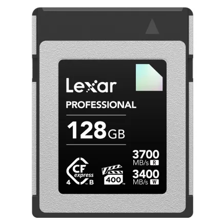 LEXAR CFEXPRESS 4.0 PRO DIAMOND R3700/W3400 (VPG400) 128GB LCXEXD4128G-RNENG