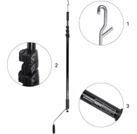 Holders Clamps - KUPO KCP-206 TELESCOPIC OPERATING POLE ( 1.96.4M) KCP-206 - quick order from manufacturerHolders Clamps - KUPO KCP-206 TELESCOPIC OPERATING POLE ( 1.96.4M) KCP-206 - quick order from manufacturer