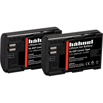 HÄHNEL BATTERY CANON HL-E6P / LP-E6P TWIN PACK 1000 161.3