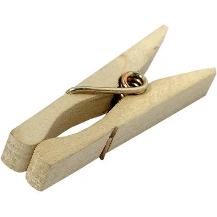 KUPO KCP-347 WOOD C47 SPRING-TYPE CLOTHSPINS (50 PCS PER BAG) KCP-347