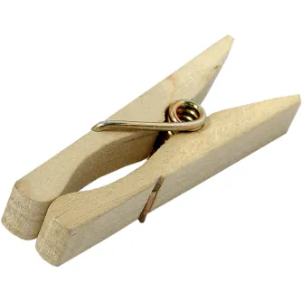 Turētāji - KUPO KCP-347 WOOD C47 SPRING-TYPE CLOTHSPINS (50 PCS PER BAG) KCP-347 - ātri pasūtīt no ražotāja