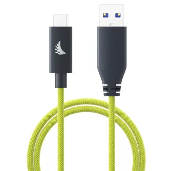 Datu Kabeļi - ANGELBIRD CABLE I USB-A TO C 3.2 I SOLID FLEX CABLE I LIME I 32 CM UAC3SFL32 - ātri pasūtīt no ražotāja