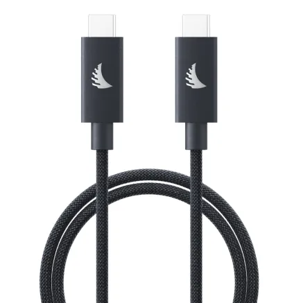 ANGELBIRD CABLE I USB-C 4.0 I SOLID FLEX CABLE I BLUE GRAY I 1 M UC4SFBG100