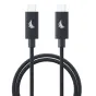 Datu Kabeļi - ANGELBIRD CABLE I USB-C 4.0 I SOLID FLEX CABLE I BLUE GRAY I 1 M UC4SFBG100 - ātri pasūtīt no ražotāja