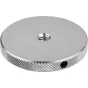 Tripod Accessories - KUPO KS-068 ROUND KNURLED FLANGE DISC 1.77 WITH 1/4-20 FEMALE KS-068 - quick order from manufacturer