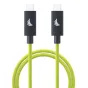 Datu Kabeļi - ANGELBIRD CABLE I USB-C 4.0 I SOLID FLEX CABLE I LIME I 1 M UC4SFL100 - ātri pasūtīt no ražotāja