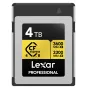Memory Cards - LEXAR CFEXPRESS 4.0 PRO GOLD R3600/W3300 4TB LCXEXPR004T-RNENG - quick order from manufacturer