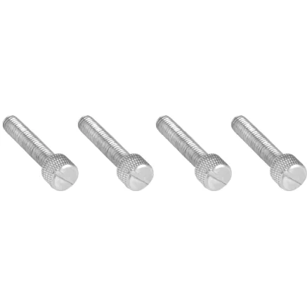 KUPO KS-364 ALUMINUM M6*30MM THUMB SCREW SLOTTED KNURLED HEAD(SET OF 4) KS-364