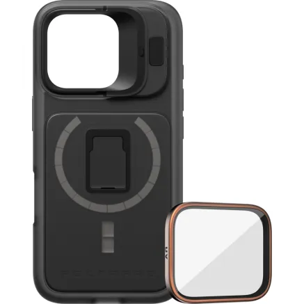 POLARPRO KIT - LITECHASER IPHONE 16 PRO PRO CASE BLACK + UV FILTER 131141