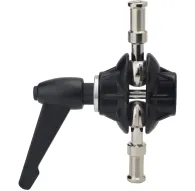 Holders Clamps - KUPO KS-103 DOUBLE BALL JOINT ADAPTER WITH DUAL 5/8 (16MM) STUDS KS-103 - quick order from manufacturerHolders Clamps - KUPO KS-103 DOUBLE BALL JOINT ADAPTER WITH DUAL 5/8 (16MM) STUDS KS-103 - quick order from manufacturer