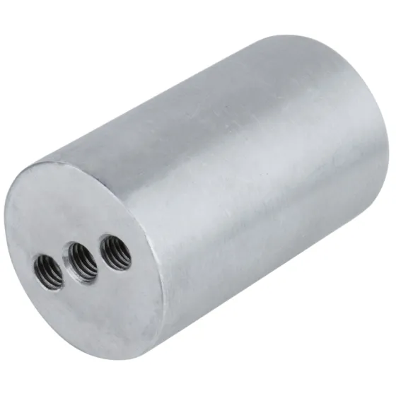 KUPO KS-508 1-7/8 (O.D.) 48MM X 3(80MM) LONG ALUMINUM TUBE W/ DOUBLE KS-508