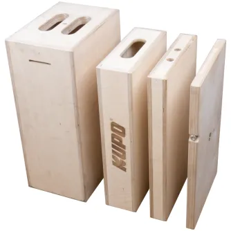 Tripod Accessories - KUPO KAB-61K APPLE BOX 6 IN 1 NESTING SET KUPO PANCAKE, QUARTER, HALF & FULL KAB-61K - quick order from manufacturer