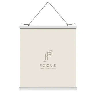 Foto rāmīši - FOCUS POSTER HANGER MAGNETIC WHITE 51CM 132441 - ātri pasūtīt no ražotāja