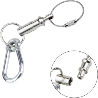 Turētāji - KUPO KS-702 *QUICK RELEASE SAFETYPIN WITH KEY CHAIN & SPRING HOOK KS-702 - ātri pasūtīt no ražotāja