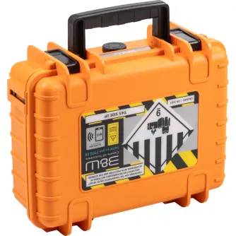 Cietie Koferi - BW OUTDOOR BATTERY.CASE P908.08. TRANSPORT & STORAGE OF DEFECTIVE LITHIUM BATTERIES, ORANGE 109394 - ātri pasūtīt no ražotāja