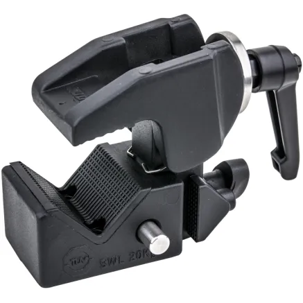 KUPO KCP-710B CONVI CLAMP WITH ADJUSTABLE HANDLE - BLACK KCP-710B