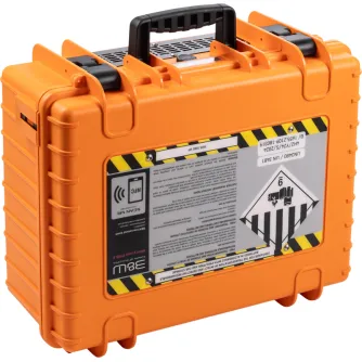 Cietie Koferi - BW OUTDOOR BATTERY.CASE 908.8. TRANSPORT & STORAGE OF DEFECTIVE LITHIUM BATTERIES, ORANGE 109397 - ātri pasūtīt no ražotāja