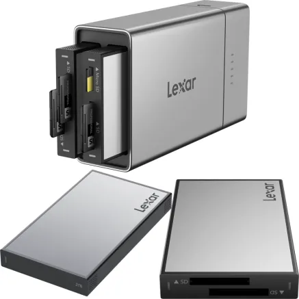 LEXAR PROFESSIONAL WORKFLOW GO I WITH DUAL SD READER AND 2TB SSD LPWF600/720/502T-2TB