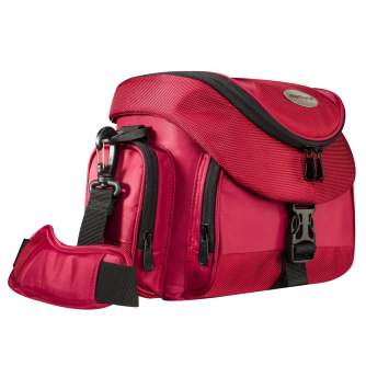 Shoulder Bags - mantona Premium Camera Bag red/black - quick order from manufacturer