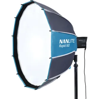 Softboksi - NANLITE RAPID 60 PARABOLIC SOFTBOX SB-RP60 WITH EGGCRATE FOR FM MOUNT SB-RP60 - ātri pasūtīt no ražotāja