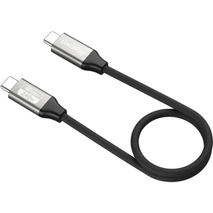 SMALLRIG 5073 USB-C DATA CABLE (STRAIGHT TO STRAIGHT, 35CM (40GBPS + 240W + 8K) 5073