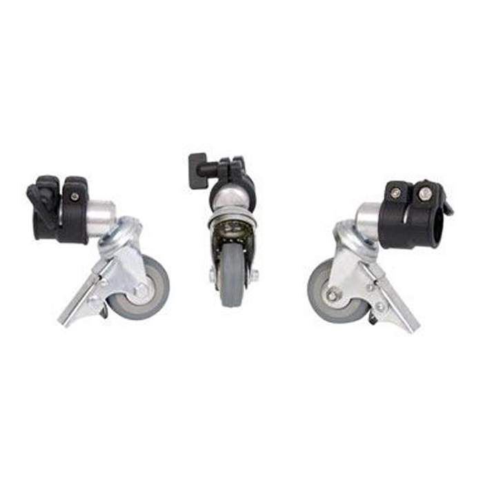 Tripod Accessories - Falcon Eyes Tripod Wheels PCA-19M 3st. 19 mm - quick order from manufacturer