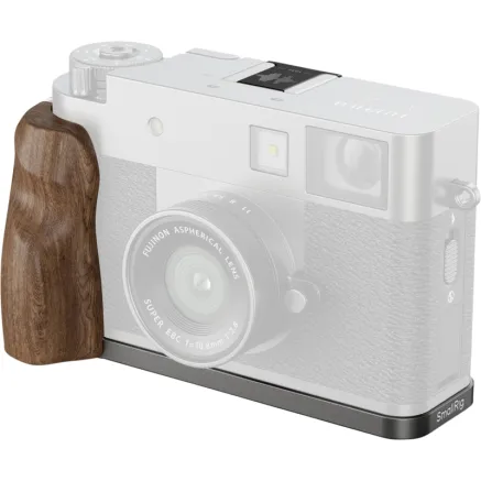 SMALLRIG 5394 L-образная монтажная пластина с деревянной ручкой для FUJIFILM X полуграфитового серебра 5394