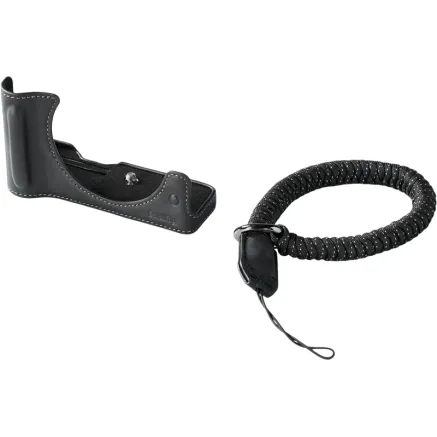 SMALLRIG 5433 LEATHER HALF CASE KIT FOR CANON EOS R50 V BLACK 5433