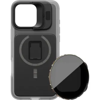 For smartphones - POLARPRO KIT - LITECHASER IPHONE 16 PRO MAX PRO CASE CLEAR +VND 3-5 FILTER 131160 - quick order from manufacturer