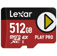 Memory Cards - LEXAR MICROSDXC EXPRESS PLAY PRO EXPRESS 7.1, R900/W600 C10 U3 UHS-I (V30) 512GB LMSXPS0512G-BNNNG - quick order from manufacturerMemory Cards - LEXAR MICROSDXC EXPRESS PLAY PRO EXPRESS 7.1, R900/W600 C10 U3 UHS-I (V30) 512GB LMSXPS0512G-BNNNG - quick order from manufacturer