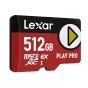 Карты памяти - LEXAR MICROSDXC EXPRESS PLAY PRO EXPRESS 7.1, R900/W600 C10 U3 UHS-I (V30) 512GB LMSXPS0512G-BNNNG - быстрый заказ от производителя