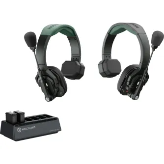 Bezvadu audio sistēmas - HOLLYLAND SOLIDCOM SE PRO- 2 PERSON NOISE CANCELLING HEADSET INTERCOM 5601PRO-2S - ātri pasūtīt no ražotāja