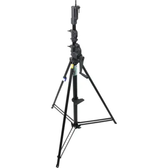 Стойки для света - KUPO 483BT STEEL BLACK WIND-UP STAND WITH AUTO SELF LOCKING DEVICE 483BT - быстрый заказ от производителя