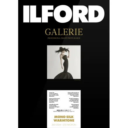 ILFORD GALERIE MONO SILK WARMTONE 250G A2 25 SHEETS 2005078