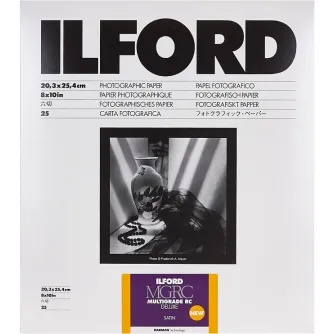 Foto papīrs - ILFORD PHOTO ILFORD MULTIGRADE RC DELUXE SATIN 8.9X12.7CM 100 1180420 - ātri pasūtīt no ražotāja