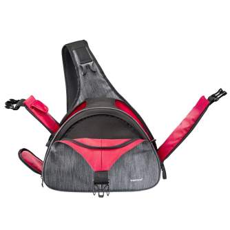 Shoulder Bags - mantona camera bag triangel grey - quick order from manufacturer