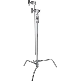 Стойки для света - KUPO CL-40MK 40 MASTER C-STAND WITH SLIDING LEG & QUICK RELEASE - SILVER KIT CL-40MK - быстрый заказ от производителя