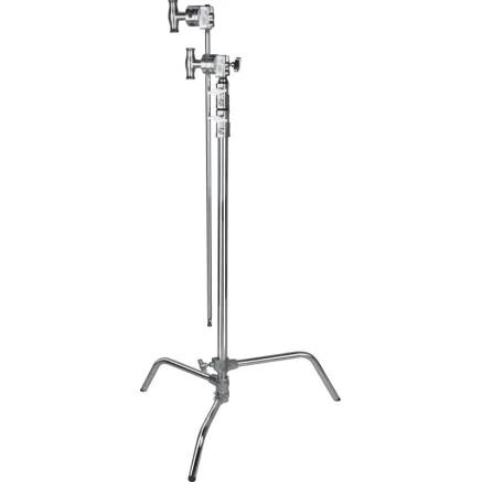 KUPO CL-40MK 40 MASTER C-STAND WITH SLIDING LEG & QUICK RELEASE - SILVER KIT CL-40MK