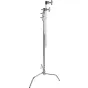 Light Stands - KUPO CS-40MK 40 MASTER C-STAND WITH SLIDING LEG - SILVER KIT CS-40MK - quick order from manufacturer