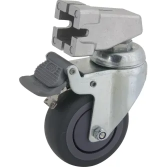 Tripod Accessories - KUPO KC-080S 75MM CASTER WITH BRAKE 22MM SQUARE ADAPTER SET OF THREE KC-080S - quick order from manufacturer