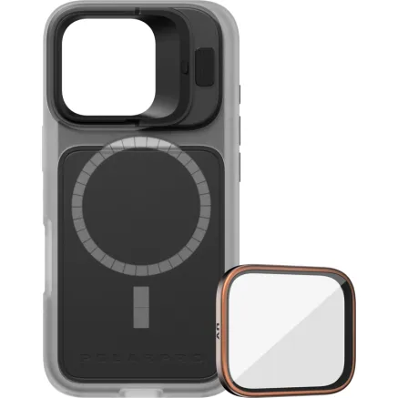 POLARPRO KIT - LITECHASER IPHONE 16 PRO BASE CASE CLEAR + UV FILTER 131138