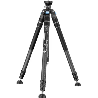 Video statīvi - SIRUI ONE STEP HEIGHT ADJUSTMENT CARBON VIDEO TRIPOD SVS60 SVS60 - ātri pasūtīt no ražotāja