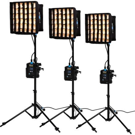 NANLITE PAVOSLIM 60B LED PANEL 3-LIGHT KIT WITH STAND 01-006 3KIT-LS-ST