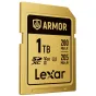 Atmiņas kartes - LEXAR SDXC ARMOR GOLD UHS-II U3, STAINLESS STEEL, IP68 R280/W210 (V60) 1TB LSDAMGL001T-RNNNG - ātri pasūtīt no ražotāja