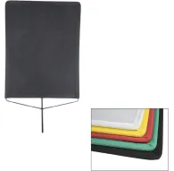 Cucoloris, Flags & Scrims - KUPO KT-2436FBD 24X 36 FULL FRAME FLAG - BLACK DENIM KT-2436FBD - быстрый заказ от производителяCucoloris, Flags & Scrims - KUPO KT-2436FBD 24X 36 FULL FRAME FLAG - BLACK DENIM KT-2436FBD - быстрый заказ от производителя
