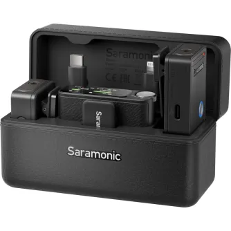 Wireless Lavalier Microphones - SARAMONIC ULTRA BLACK INCLUDING LAVALIER MICS SR-ULTRA-BLK-LAV - quick order from manufacturer