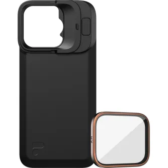 Аксессуары для смартфонов - POLARPRO KIT - LITECHASER IPHONE 16 PRO EXO BACK PLATE + UV FILTER 131145 - быстрый заказ от производителя