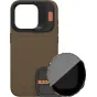 For smartphones - POLARPRO KIT - LITECHASER IPHONE 15 PRO MAX CASE DESERT + VND 3-5 FILTER 131151 - quick order from manufacturer